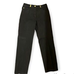 St John by Marie Gray 5 pocket straight leg jeans with gold tone hardware 4
C